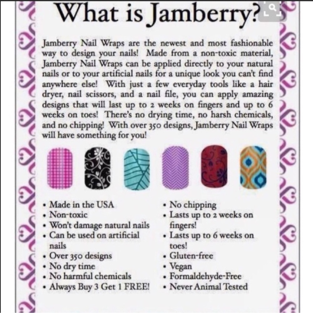 Jamberry Wraps, Fountain of Youth, Full Set - Picture 5 of 6